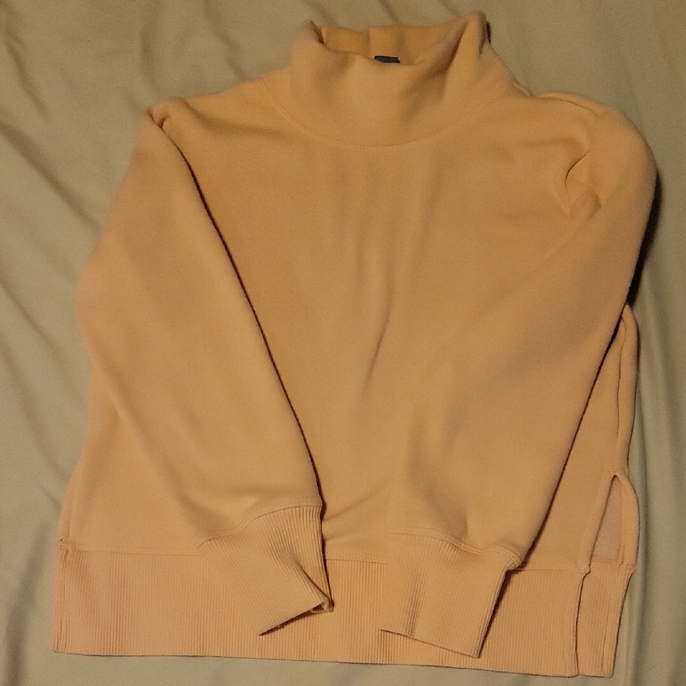 Joe Fresh Peach Kids Turtleneck Sweatshirt